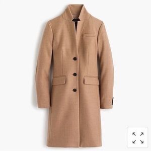 J. Crew Regent Double Serge Topcoat